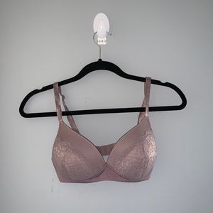maidenform purple lace bra size 34b